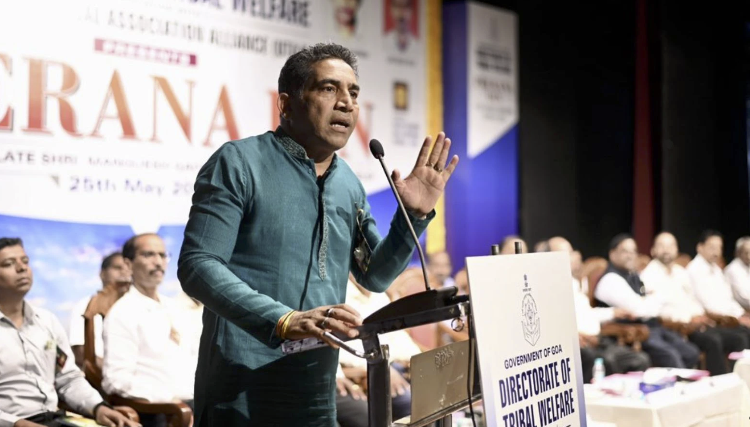 Why was Govind Gaude removed from the Cabinet
