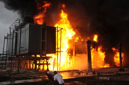 Major Fire Erupts at Sankhali Power Substation